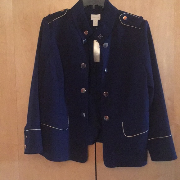 Navy Blue Sailor Jacket - Picture 1 of 3